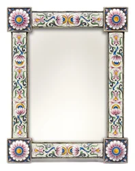 Ein versilberter und cloisonné emaillierter Fotorahmen, ca. 1900 (versilbert, cloisonné Emaille)