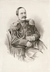 Graf Nikolai Ignatiev, russischer Soldat, Politiker und Diplomat (Stich)