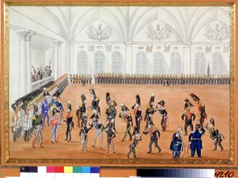 Die Parade der Garde