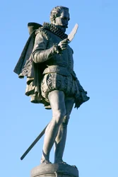 Statue von Miguel de Cervantes (1547-1616) (Marmor)