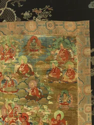Detail des Dritten Panchen Lama Losan Penden Yeshe
