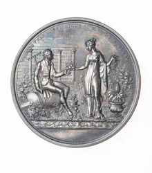 Aberdeenshire Horticultural Society Silberpreis verliehen an John Wilson für einen Aufsatz über die Kultur und das Management von Waldbäumen