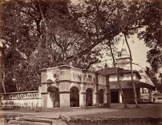 Buddhistischer Tempel, Kalani, ca. 1880