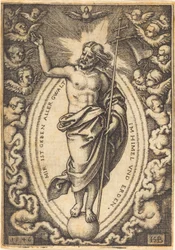 Christus auf dem Globus