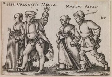 „März und April“ aus der Serie „Das Fest der Bauern oder Die zwölf Monate“