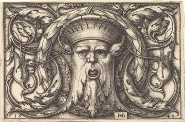 Ornament mit einer Maske