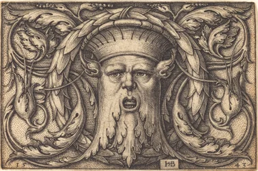 Ornament mit einer Maske