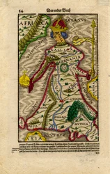 Allegorische Karte von Europa, um 1540-50