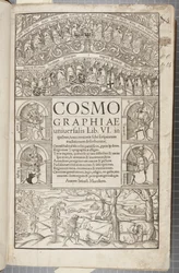 Titelblatt der Cosmographia, 1544