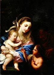 Die Heilige Familie mit Johannes dem Täufer
