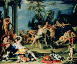Bacchanal zu Ehren Pans