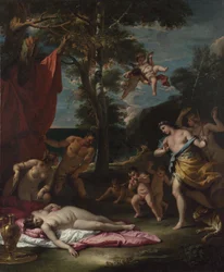 Bacchus und Ariadne, um 1700