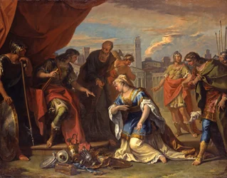 Die Enthaltsamkeit des Scipio, ca. 1708-1710