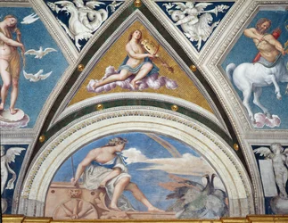 Die Loggia der Galatea (Detail)