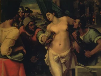 Das Martyrium der hl. Agatha, 1520