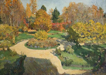 Der Garten im Herbst, 1910