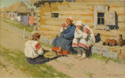 Warten in der Sonne, 1894
