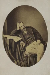 Porträt von Aleksandr Ivanovich Herzen 1812-1870, um 1861