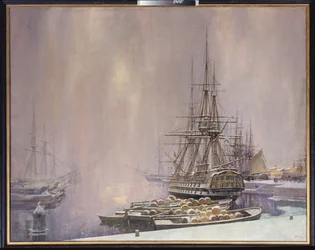 Kronstadt im Winter