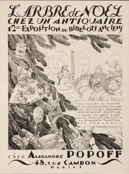 Larbre de Noël bei einem Antiquar, 12. Ausstellung bei Alexandre Popoff, 1933