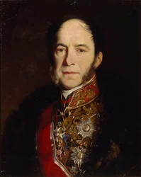 Porträt des Generaladmirals Kondrati Kondratievich Stoffregen 1817-1873, 1867