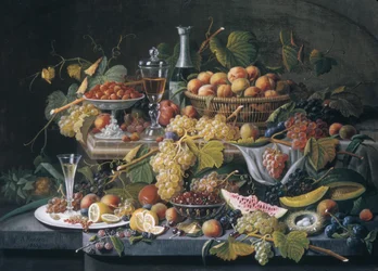 Stillleben: Früchte, 1855
