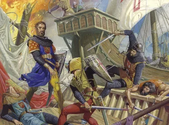 Marco Polo von den Genuesen gefangen, 20. Jahrhundert