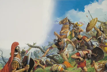 Die Schlacht von Cannae im Jahr 216 v. Chr.