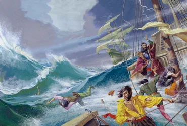 Vasco Da Gama auf dem Weg nach Indien