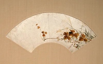 Herbstlaub und Gräser (Akikusa zu urushi-e senmen)
