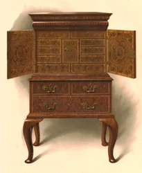 Walnuss-Schrank, 1906