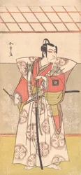 Ichikawa Danjuro V als Samurai von hohem Rang