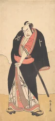 Kabuki-Schauspieler Nakamura Sukegoro II als Kaminari Shokuro, 2. Monat, 1780