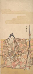 Der vierte Matsumoto Koshiro als Samurai