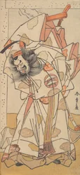 Der zweite Nakajima Mihoemon in der Rolle von Sadaijin Jihei, 1776