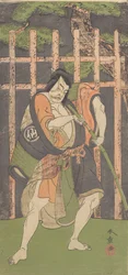 Der zweite Nakamura Sukegoro als Gesetzloser, ca. 1771