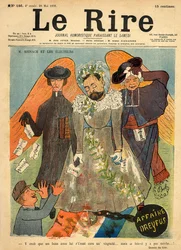 Karikatur von Joseph Reinach, Titelseite von 