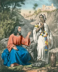 Christus und die Frau von Samaria am Jakobsbrunnen