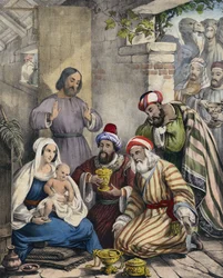 Die Anbetung und Gaben der Weisen