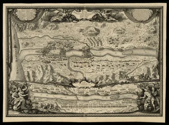 Schlacht von Ter gewonnen von der königlichen Armee unter dem Kommando von Mar. Herzog von Noailles am 27. Mai 1694