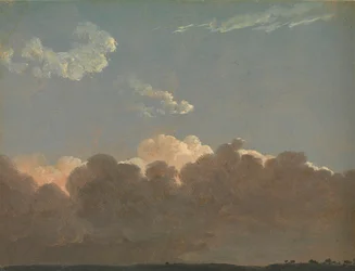Wolkenstudie Ferner Sturm, ca. 1786-1806