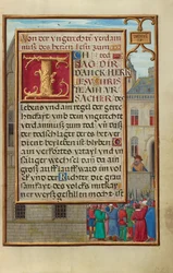 Rand mit dem Volk, das Daniel von Cyrus fordert