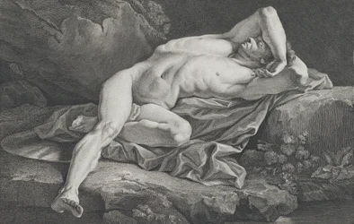 Studie eines männlichen Aktes, 1762