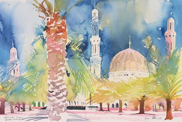 Muscat, Große Moschee, 2004