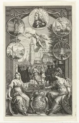 Allegorie auf die Erhebung von Wilhelm IV. zum Statthalter, 1747