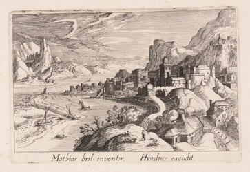 Alpines Flusstal, aus Topographia Variarum Regionum