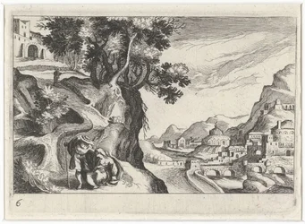 Landschaft mit Juda und Tamar