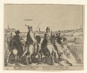 Matthias und der Prinz von Oranien halten Revue über das Staatsheer, 1578