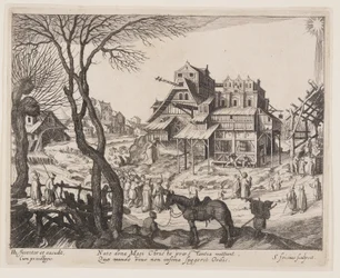 Die Anbetung der Könige, aus Landschaften mit Szenen aus dem Leben Christi