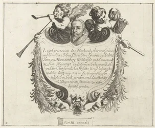 Titelblatt für den Begräbniszug von Johann Albrecht, Graf von Solms, 1623